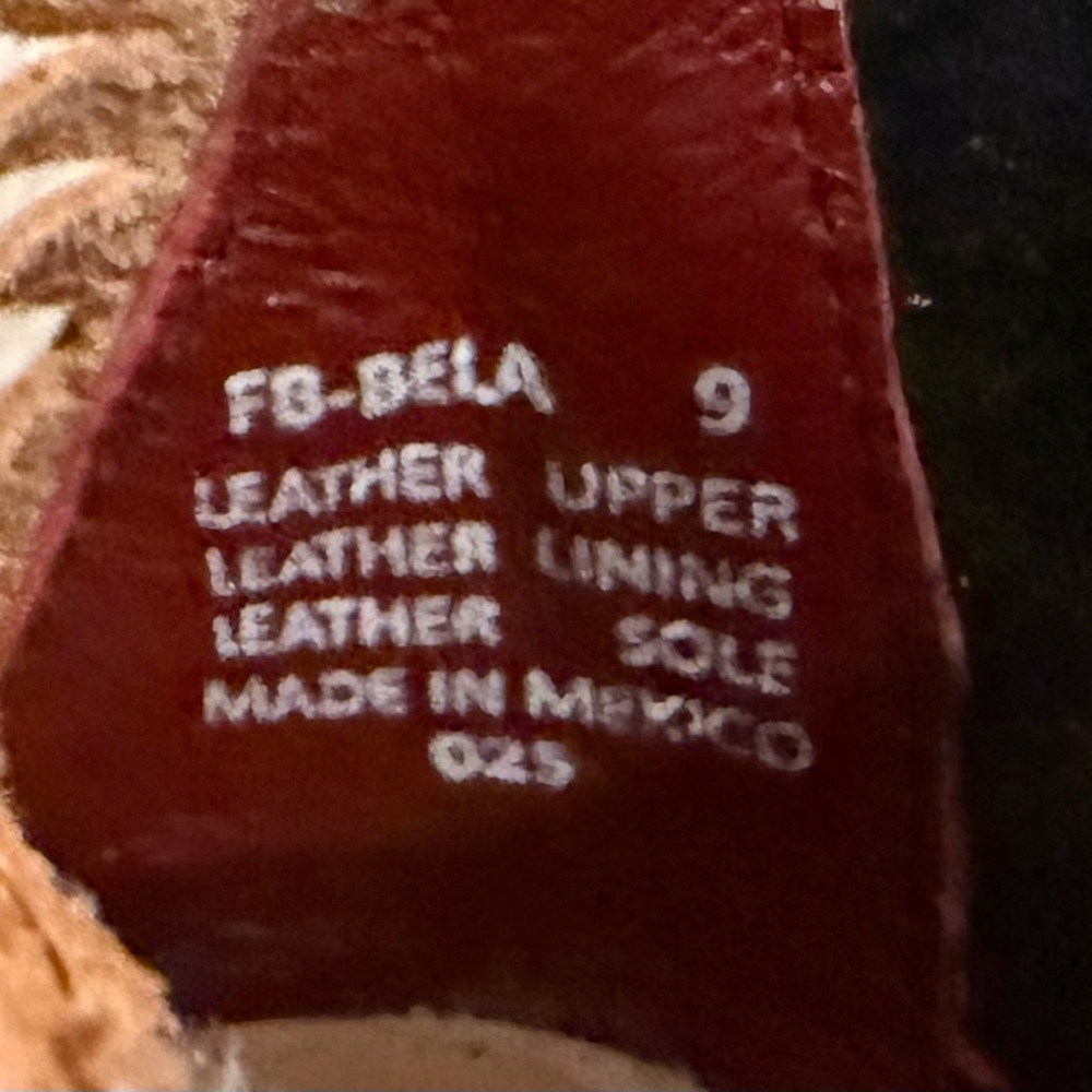 Freebird Bella Open Toe Leather Booties Tan with Turquoise Snake Print Sz. 9 - Picture 8 of 8